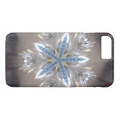 Elegant Festive-kerstster: Shiny Blue White Case-Mate iPhone Case (Achterkant (Horizontaal))
