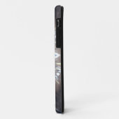 Elegant Festive-kerstster: Shiny Blue White Case-Mate iPhone Case (Achterkant/links)