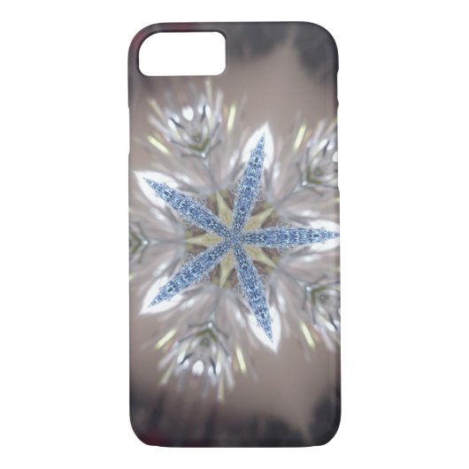 Elegant Festive-kerstster: Shiny Blue White Case-Mate iPhone Case (Achterkant)