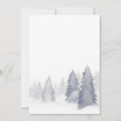 Elegant festive kersttree Uitnodiging (Achterkant)