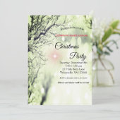 Elegant festive-kerstuitnodiging kaart (Staand voorkant)