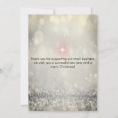 Elegant festive-kerstuitnodiging kaart (Achterkant)