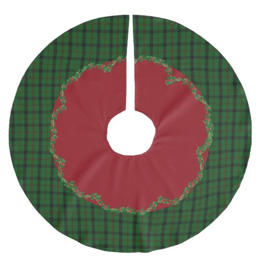 Elegant Festive Scottish Kincaid Play Tree Skirt Kerstboom Rok (Voorkant)