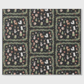 Elegant Festive Season Gift Wrapping Paper Cadeaupapier (Vlak)