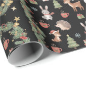 Elegant Festive Season Gift Wrapping Paper Cadeaupapier (Rol Hoek)