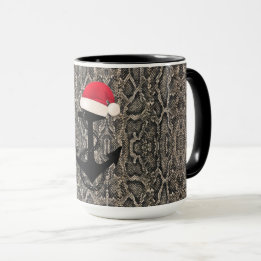 elegant festive slang skin print met ANCHOR | Mok