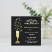 Elegant Festive Wedding Jubileum Uitnodiging (Staand voorkant)