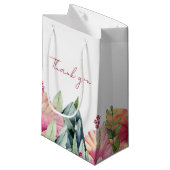 Elegant Field Flowers Wedding Favor Gift Bag Klein Cadeauzakje (Voorkant Gekanteld)