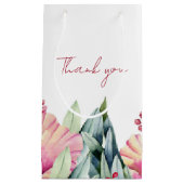 Elegant Field Flowers Wedding Favor Gift Bag Klein Cadeauzakje (Voorkant)