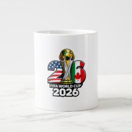 Elegant FIFA World Cup 2026 Jumbo Mug Grote Koffiekop