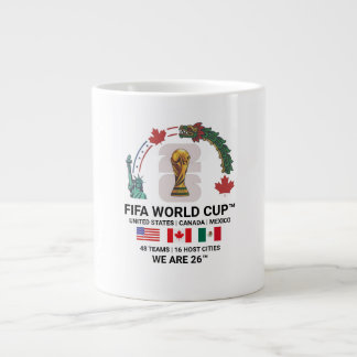 Elegant FIFA World Cup 2026 Jumbo Mug Grote Koffiekop