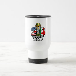 Elegant FIFA World Cup 2026 Travel/Commuter Mug Reisbeker