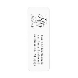 Elegant Fifty and Fabulous 50th Birthday Party Etiket