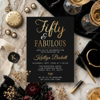 Elegant Fifty en Fabulous! 50ste Verjaardagsfeest