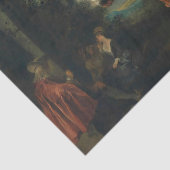 Elegant Figures Dansdoor Nicolas Lancret Tissuepapier (Detail)