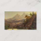 Elegant Figures die op een Terrace, Sintra, P conv Visitekaartje (Achterkant)