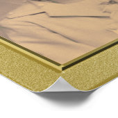 Elegant fijn goud grens lijst aangepast foto poste poster (Hoek)