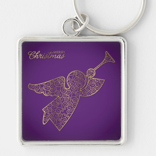 Elegant filigree angel sleutelhanger (Voorkant)