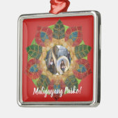 Elegant Filipino Parol Style, FilAm, Filipijnen Metalen Ornament (Links)