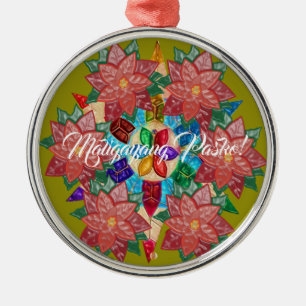 Elegant Filipino Parol Style, FilAm, Filipijnen Metalen Ornament