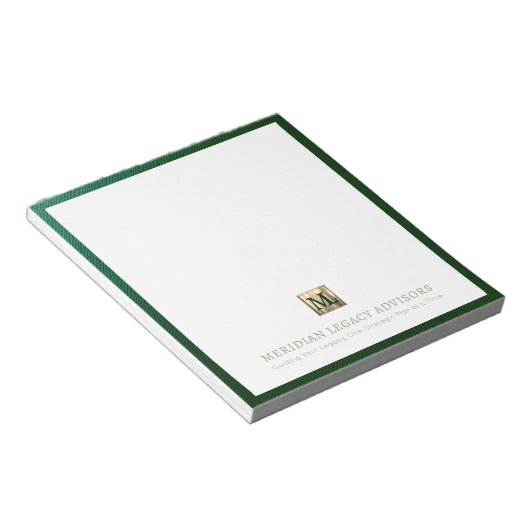 Elegant financieel Notitieblok (Schuin)