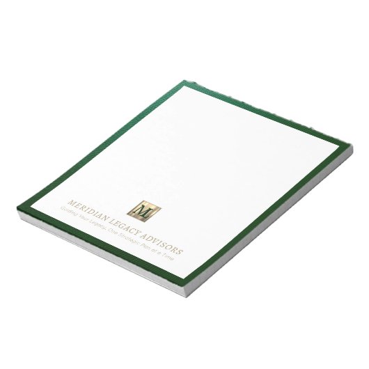 Elegant financieel Notitieblok (Linkerzijde)