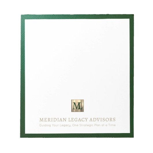 Elegant financieel Notitieblok (Voorkant)