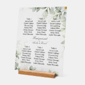 Elegant “Find Your Seat” Wedding Sign Acryl Bord (Hoek)