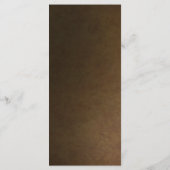 Elegant Fine Art Floral Still Life Wedding Menu (Achterkant)