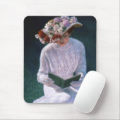 Elegant Fine Art Victoriaans Lady Reading Muismat (Met muis)