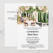 Elegant fine dining populier topiary restaurant kaart (Voorkant / Achterkant)