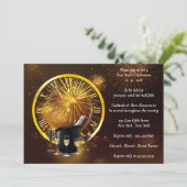 Elegant Fireworks-beeldscherm - Nieuwe jaren ouder Kaart (Staand voorkant)