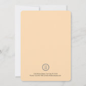 Elegant Fireworks Jaarlijks Bedrijf Nieuwjaar Soir Kaart (Achterkant)