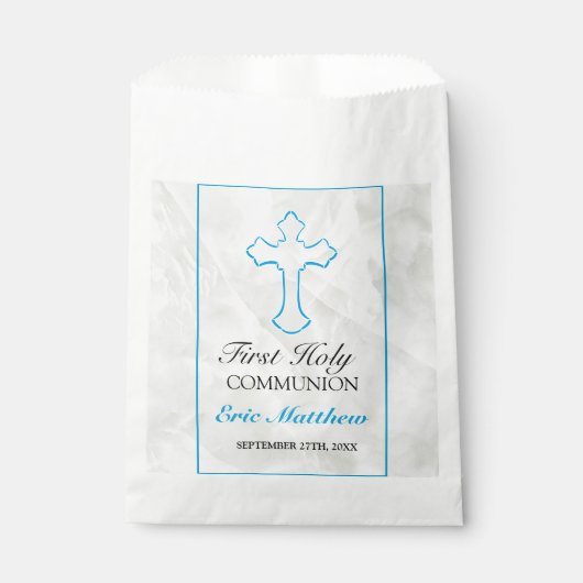 Elegant First Community Blue Cross met Marble Bedankzakje (Voorkant)