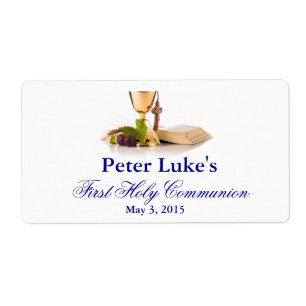 Elegant First Community Favor Labels