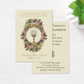 Elegant First Heilige Commune Herdenking Kaart (Bureau)