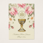 Elegant First Heilige Commune Herdenking Kaart (Voorkant)