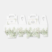 Elegant First Heilige Communie Greenery Bedankdoosjes (Uitgevouwen)