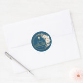 Elegant First Heilige Communie Ronde Sticker (Envelop)