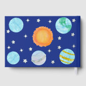 Elegant First Trip Around The Sun Boy's Birthday Gastenboek (Achterkant)