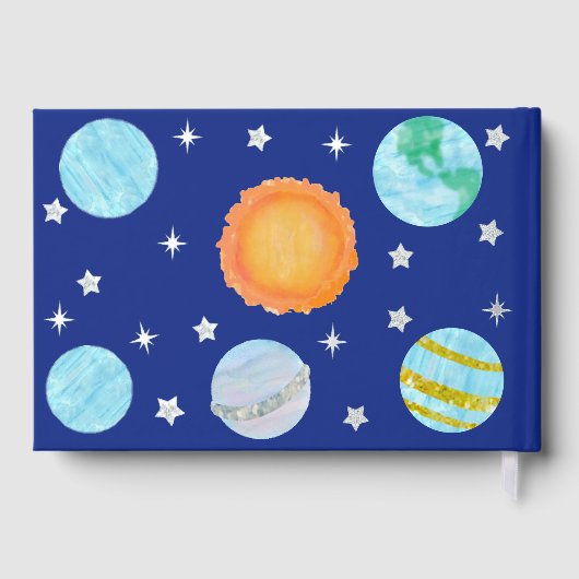 Elegant First Trip Around The Sun Boy's Birthday Gastenboek (Achterkant)