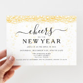 Elegant Fizz Oudejaarsavond feest Kaart