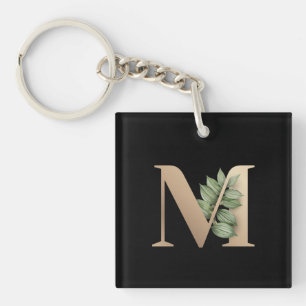 Elegant flacon monogram letter M Sleutelhanger