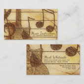Elegant Flair Music Visitekaartje (Voorkant / Achterkant)