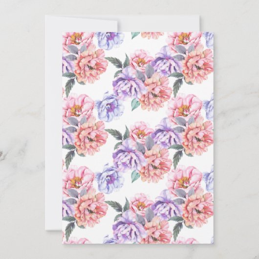 Elegant Flamingo Invitation Aankondiging (Achterkant)