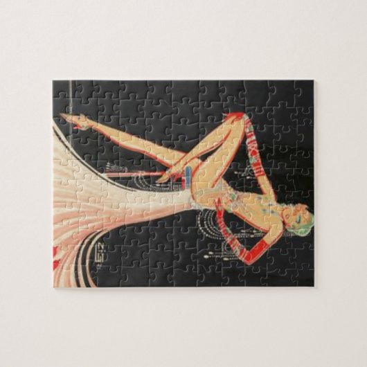 Elegant Flapper Legpuzzel (Horizontaal)