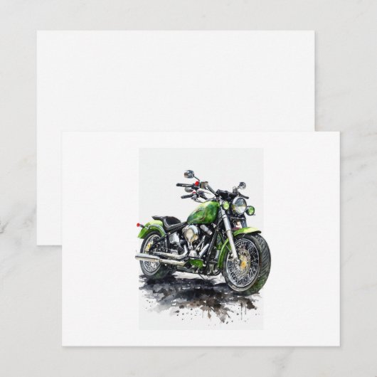  Elegant Flat Card – Personalized & Minimalist Des (Voorkant / Achterkant)