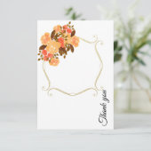 Elegant Flat Hartelijk dank Bedankkaart (Staand voorkant)