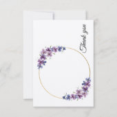 Elegant Flat Hartelijk dank Bedankkaart (Voorkant)