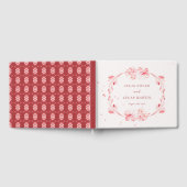 Elegant Flawless Sakura Roze Droom Bruiloft Gastenboek (Volledig)